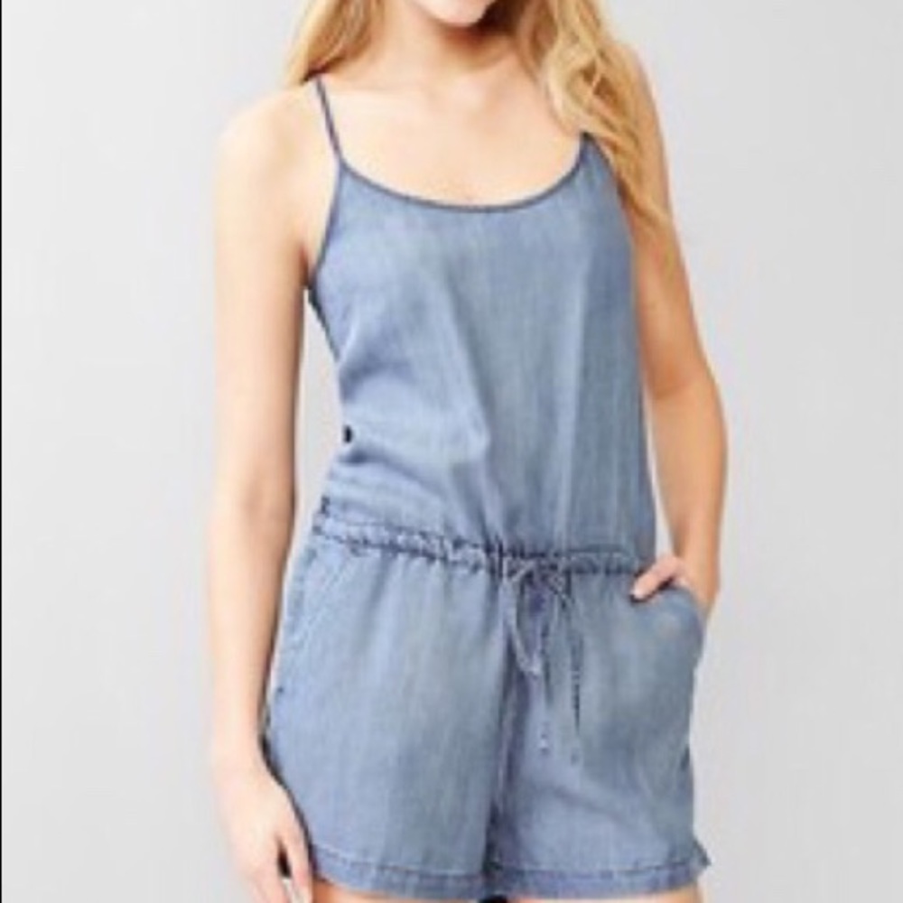 Gap Chambray Romper